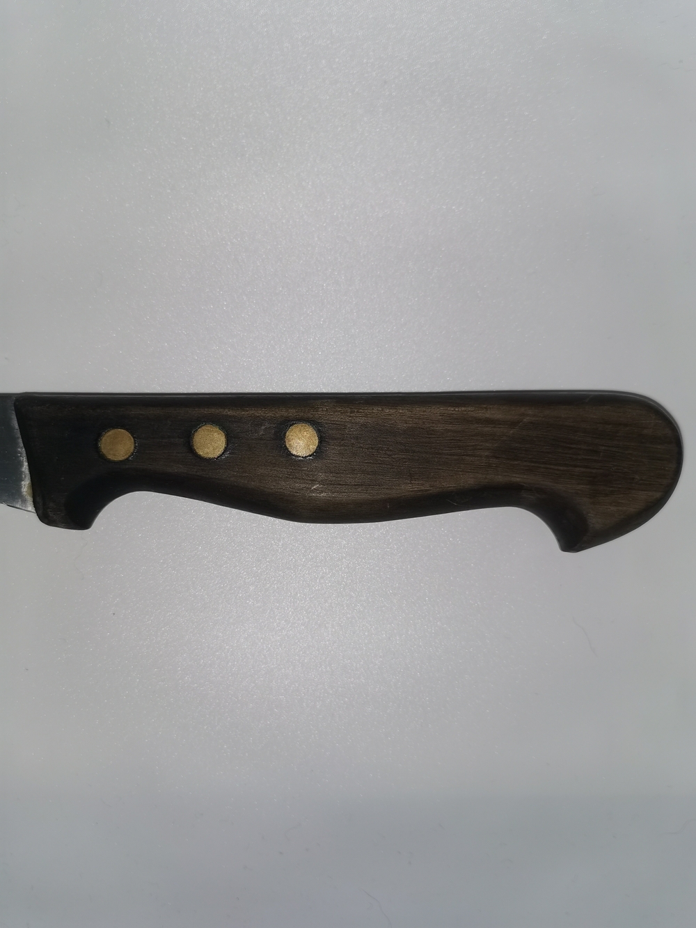 LUDWIG SCHIFF Vintage 10" Boning knife Stainless, W/ Wood Handle Dolingen German - Picture 3 of 6